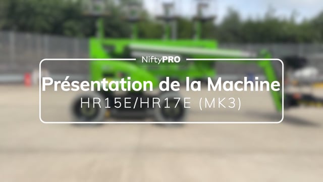 Présentation de la machine HR15E/HR17E (MK3)