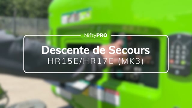Guide de descente de secours de la HR15E/HR17E (MK3)