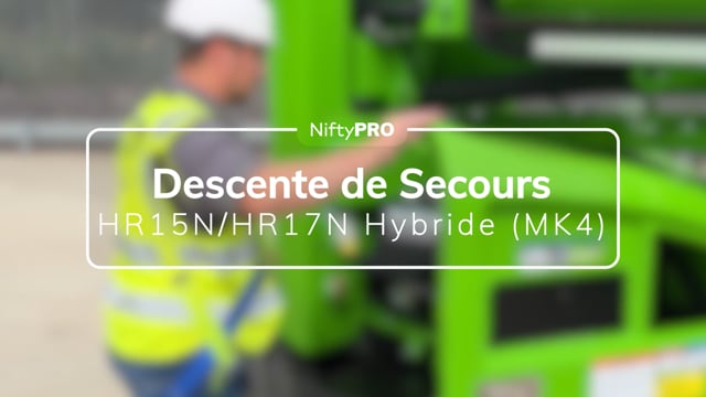 Guide de descente de secours de la HR15N/HR17N Hybride (MK4)
