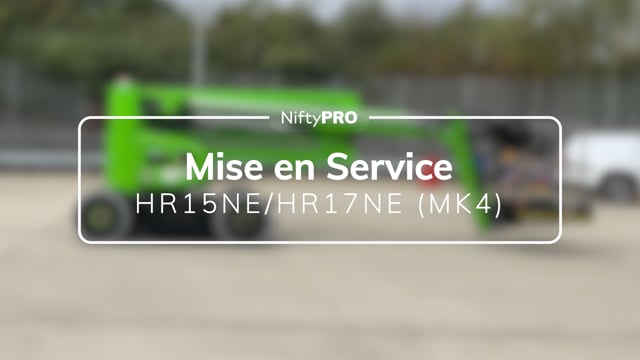 Guide de mise en service de la HR15NE/HR17NE (MK4)