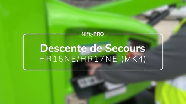 Guide de descente de secours de la HR15NE/HR17NE (MK4)