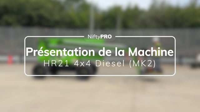Présentation de la machine HR21 4x4 Diesel (MK2)