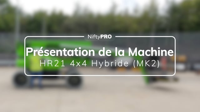 Présentation de la machine HR21 4x4 Hybride (MK2)