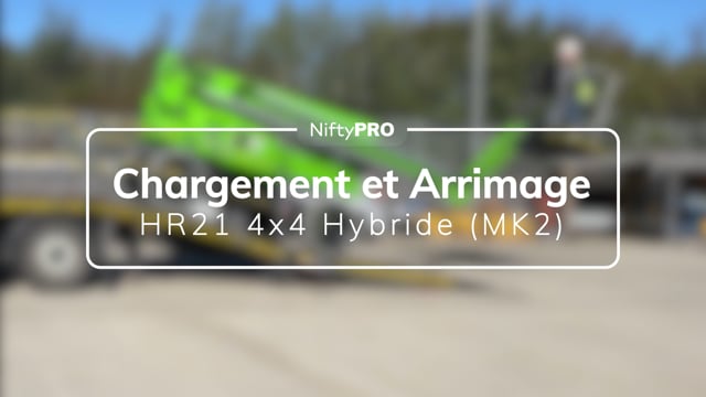 Guide de chargement et d'arrimage de la HR21 4x4 Hybride (MK2)