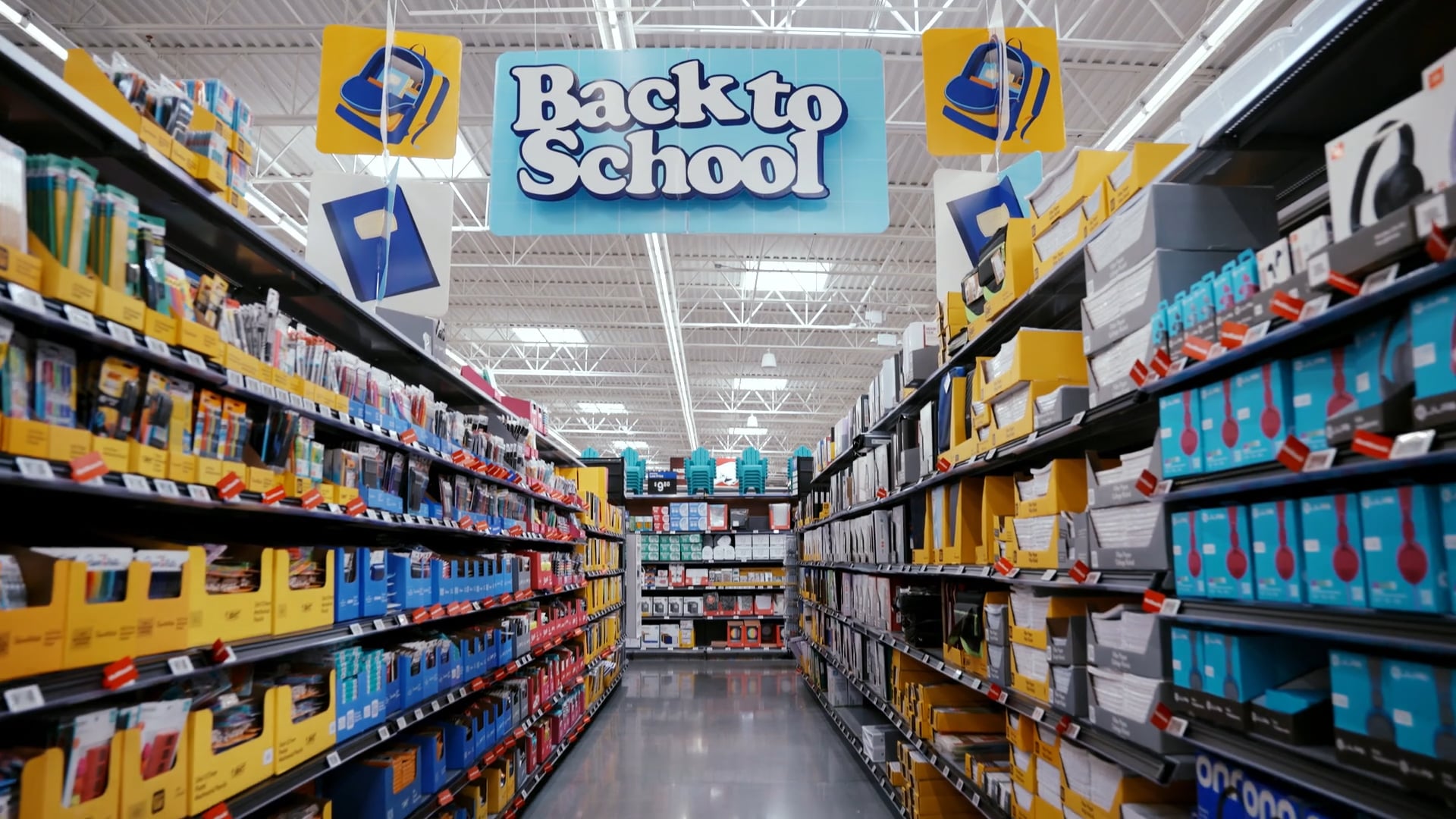 B-Roll: Walmart Back to School