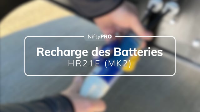 Guide de recharge des batteries de la HR21E (MK2)