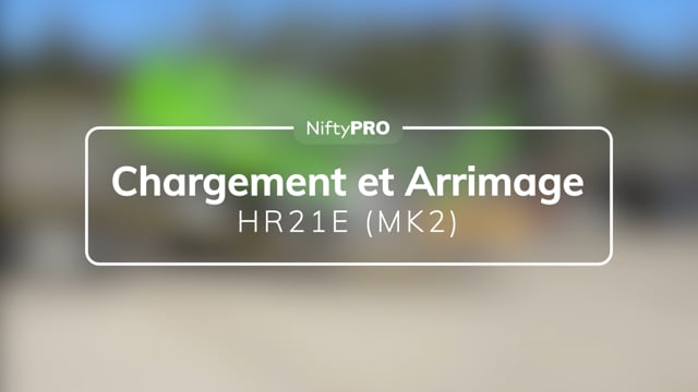 Guide de chargement et d'arrimage de la HR21E (MK2)