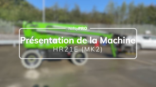 Présentation de la machine HR21E (MK2)