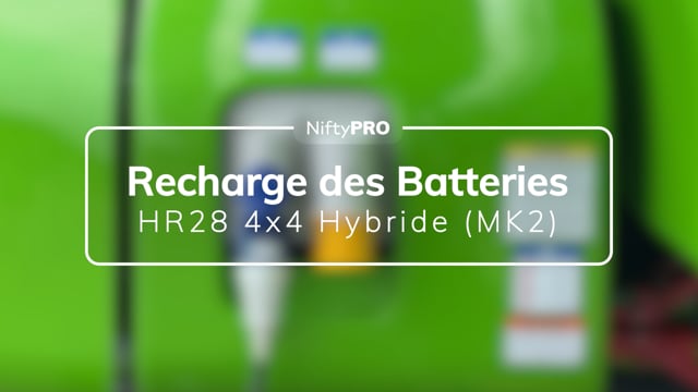 Guide de recharge des batteries de la HR28 4x4 Hybride (MK2)