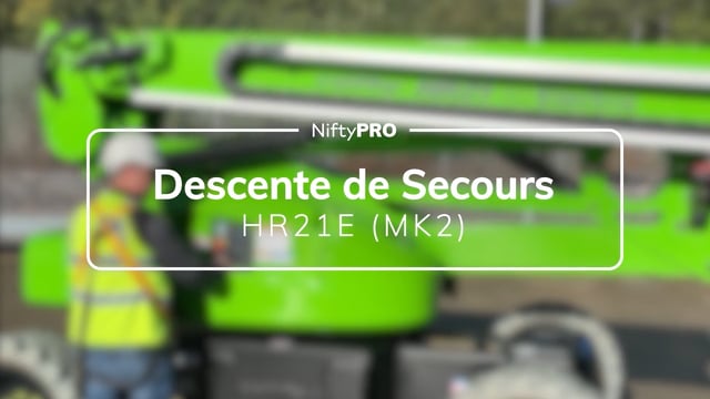 Guide de descente de secours de la HR21E (MK2)