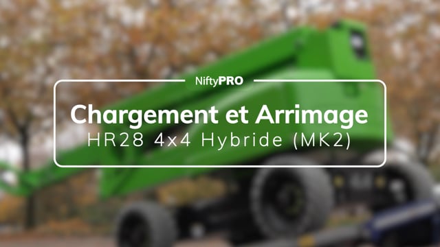 Guide de chargement et d'arrimage de la HR28 4x4 Hybride (MK2)