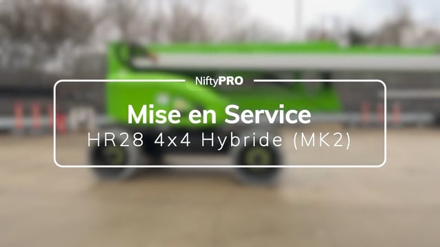 Guide de mise en service de la HR28 4x4 Hybride (MK2)