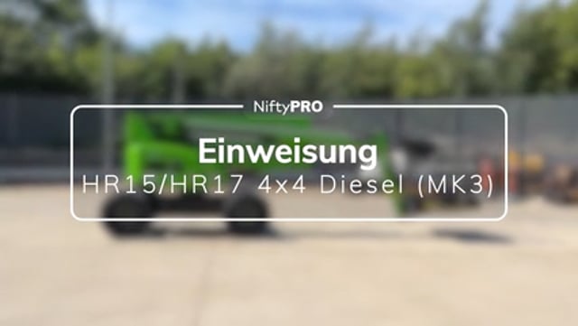 Einweisung für HR15/HR17 4x4 Diesel (MK3)