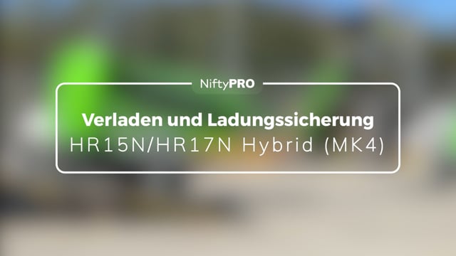 Anleitung zu Verladen und Ladungssicherung für HR15N/HR17N Hybrid (MK4)