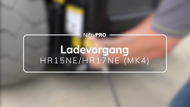 Anleitung zum Ladevorgang der HR15NE/HR17NE (MK4)