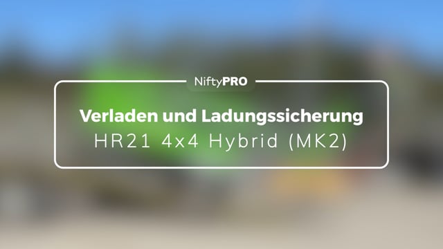 Anleitung zu Verladen und Ladungssicherung für HR21 4x4 Hybrid (MK2)