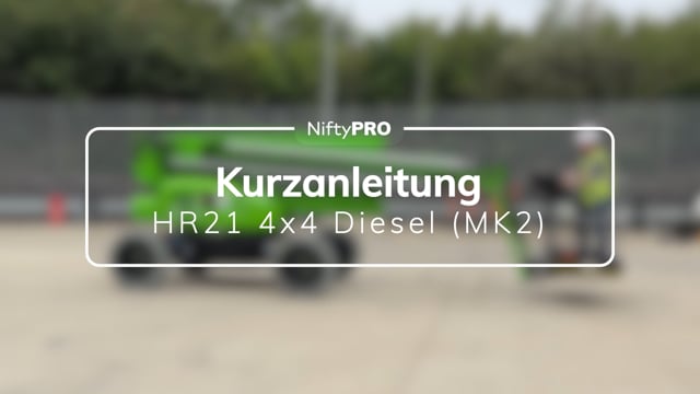 Kurzanleitung für HR21 4x4 Diesel (MK2)