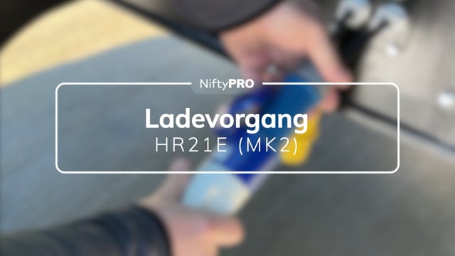 Anleitung zum Ladevorgang der HR21E (MK2)