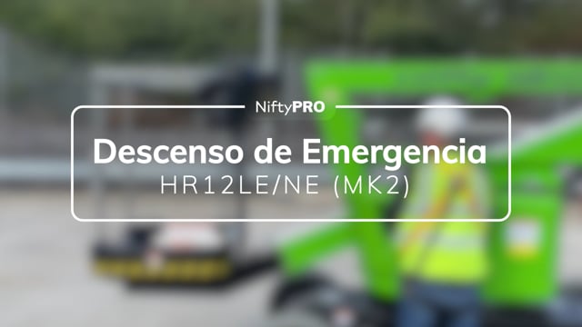 Guía de descenso de emergencia de la HR12LE/NE (MK2)