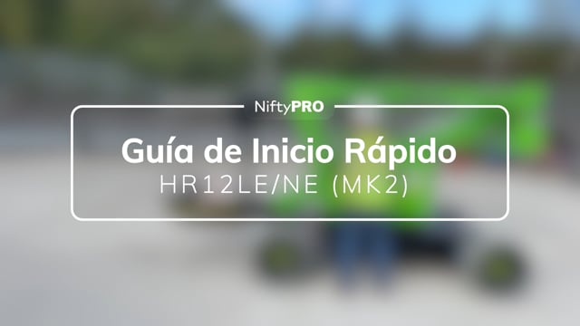 Guía de inicio rápido de la HR12LE/NE (MK2)