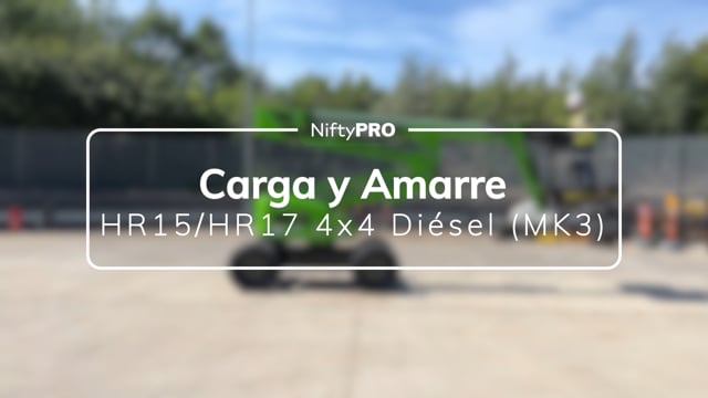 Guía de carga y amarre de la HR15/HR17 4x4 Diésel (MK3)