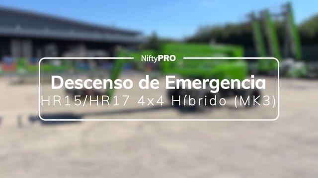 Guía de descenso de emergencia de la HR15/HR17 4x4 Híbrido (MK3)