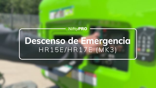 Guía de descenso de emergencia de la HR15E/HR17E (MK3)