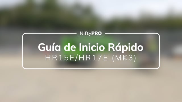 Guía de inicio rápido de la HR15E/HR17E (MK3)