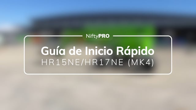 Guía de inicio rápido de la HR15NE/HR17NE (MK4)