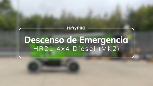 Guía de descenso de emergencia de la HR21 4x4 Diésel (MK2)