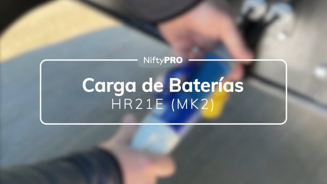 Guía de carga de baterías de la HR21E (MK2)