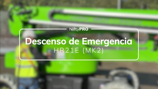 Guía de descenso de emergencia de la HR21E (MK2)