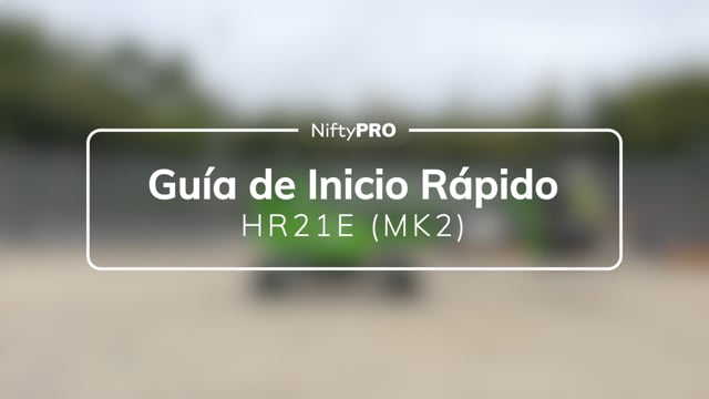 Guía de inicio rápido de la HR21E (MK2)
