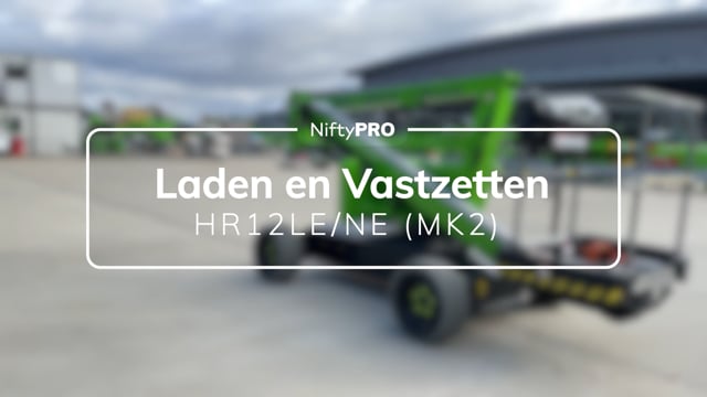 Gids voor laden en vastzetten van de HR12LE/NE (MK2)