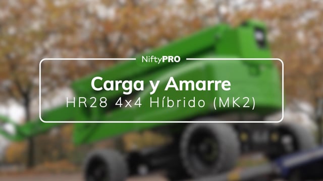 Guía de carga y amarre de la HR28 4x4 Híbrido (MK2)