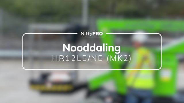 Nooddalinggids voor de HR12LE/NE (MK2)