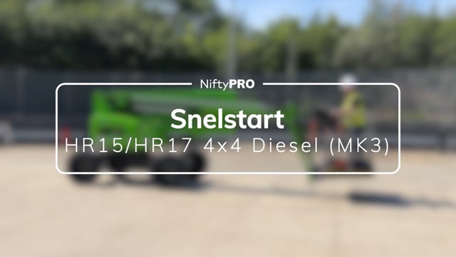 Snelstartgids voor de HR15/HR17 4x4 Diesel (MK3)