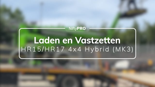 Gids voor laden en vastzetten van de HR15/HR17 4x4 Hybrid (MK3)