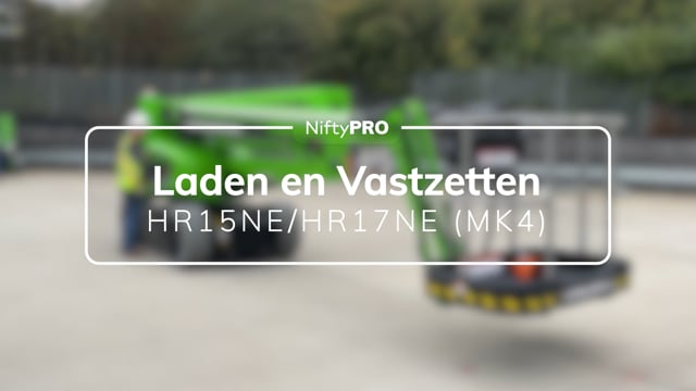 Gids voor laden en vastzetten van de HR15NE/HR17NE (MK4)