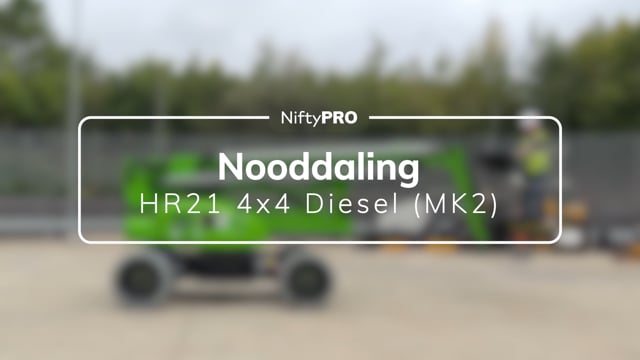 Nooddalinggids voor de HR21 4x4 Diesel (MK2)