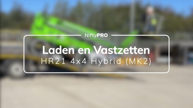 Gids voor laden en vastzetten van de HR21 4x4 Hybrid (MK2)