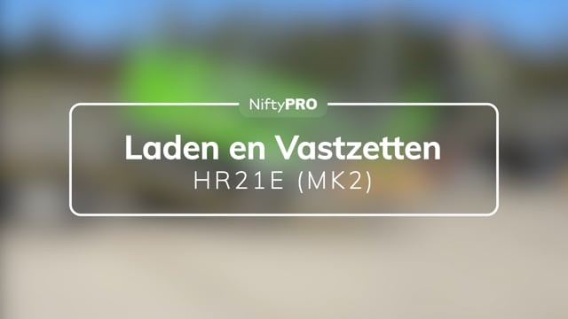 Gids voor laden en vastzetten van de HR21E (MK2)