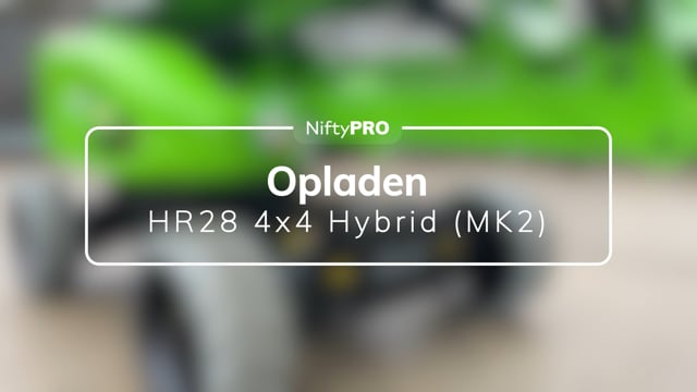Oplaadgids voor de HR28 4x4 Hybrid (MK2)