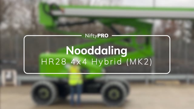Nooddalinggids voor de HR28 4x4 Hybrid (MK2)