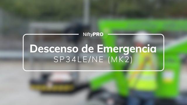 Guía de descenso de emergencia de la SP34LE/NE (MK2)