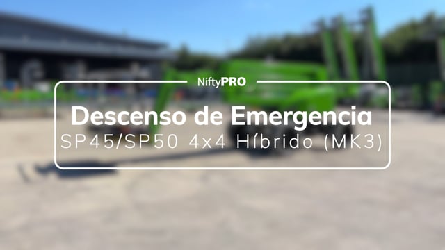 Guía de descenso de emergencia de la SP45/SP50 4x4 Híbrido (MK3)