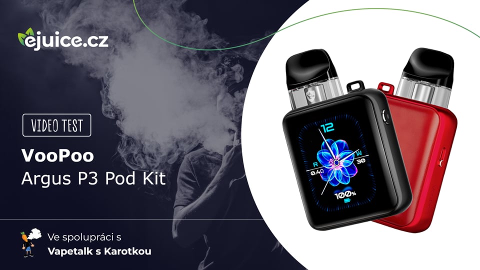 VooPoo Argus P3 Pod Kit - video test (CZ)