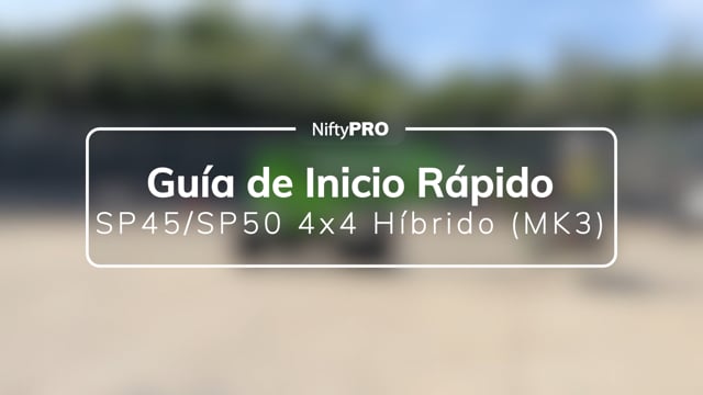 Guía de inicio rápido de la SP45/SP50 4x4 Híbrido (MK3)