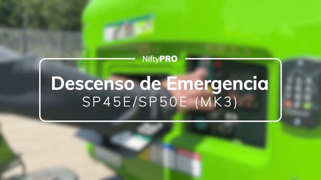Guía de descenso de emergencia de la SP45E/SP50E (MK3)