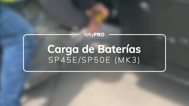 Guía de carga de baterías de la SP45E/SP50E (MK3)